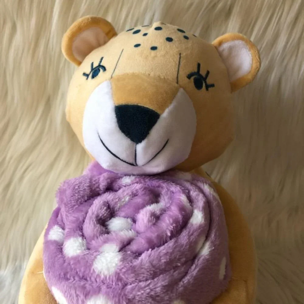 Leopard Stuffed Animal & Blanket Set